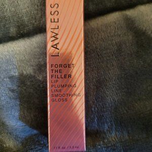NWT Lawless Beauty Lip plumping, Line smoothing gloss "Rosy Outlook"